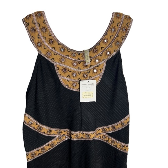 Free People “Nefertiti” Mirror Bodycon Dress • Black • NWT • Size M - Picture 5 of 12